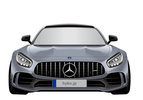mercedes-amg gtのイラスト